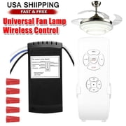 Ryhampaper Universal Ceiling Fan Remote Control Kit, Ceiling Fan Light Timing & Speed Remote, Lamp Receiver Kit Wireless