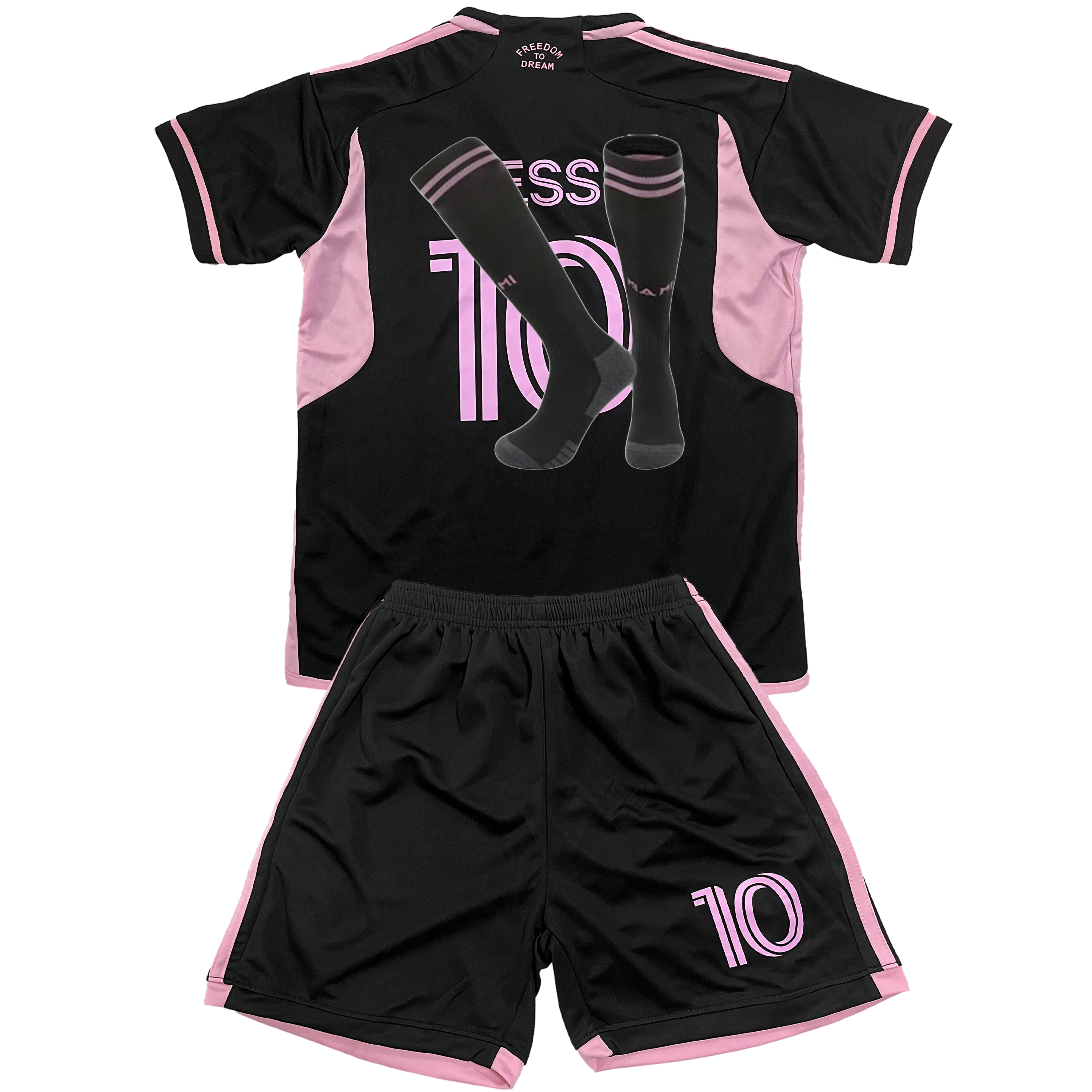 Ryhoow Kids Boys Girls Lionel Messi No. 10 Inter Miami FC 23/24 Home ...