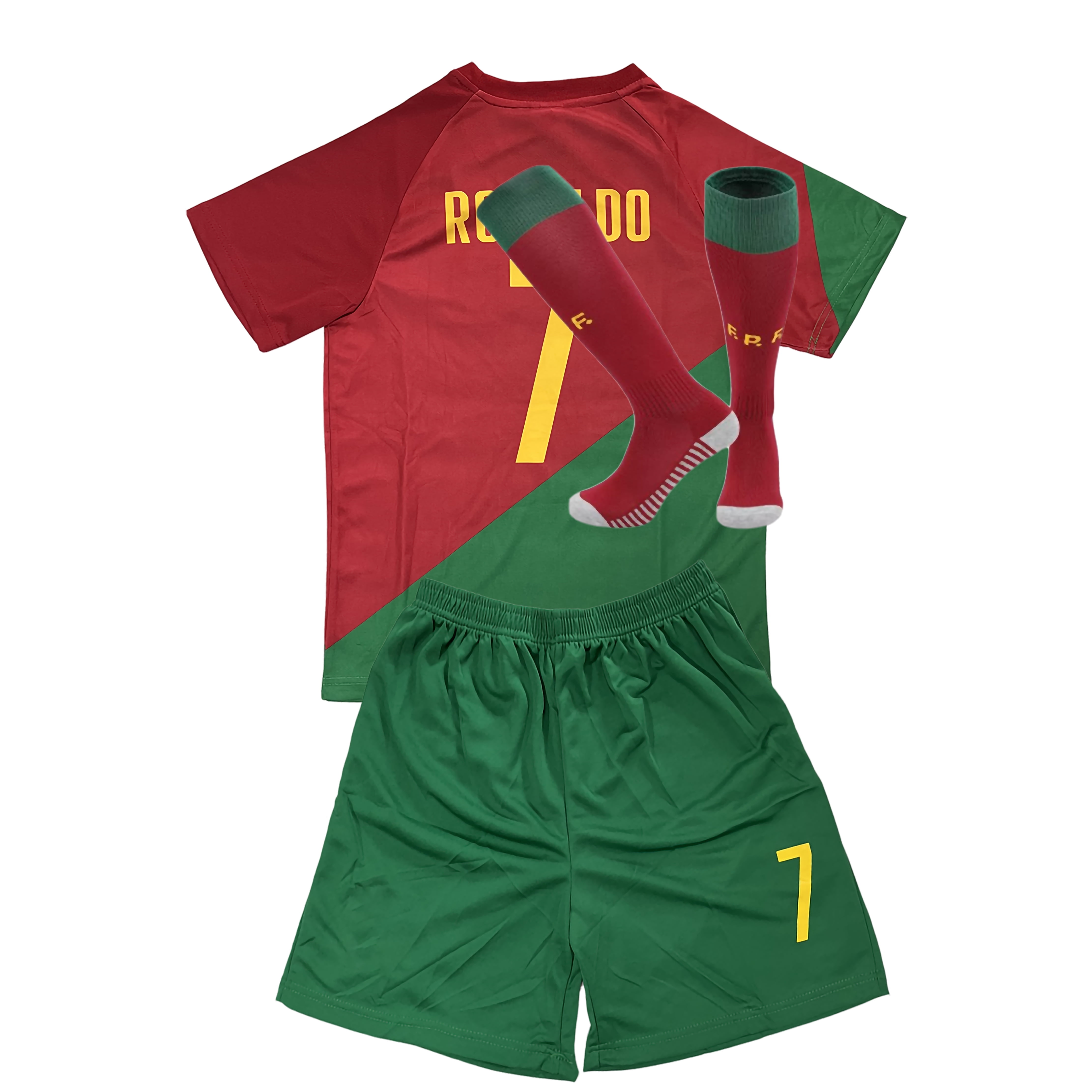 Ryhoow Portugal National Team No. 7 Cristiano Ronaldo for Kids Boys