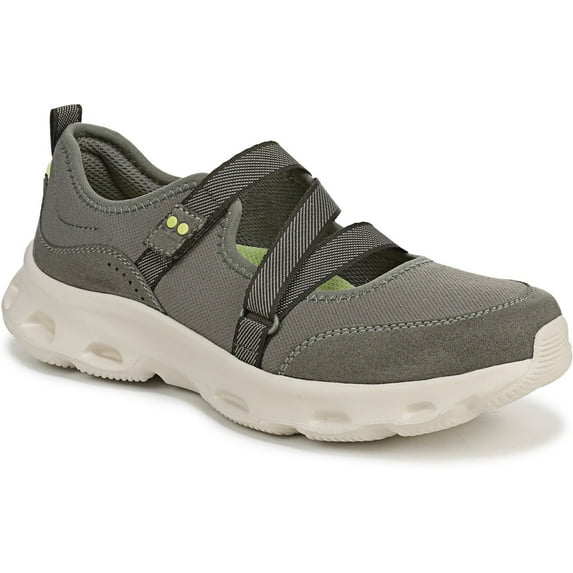 Ryka Activfoam Women's Mary Jane Walking Sneaker Color: Vetiver Green Size: 7.5