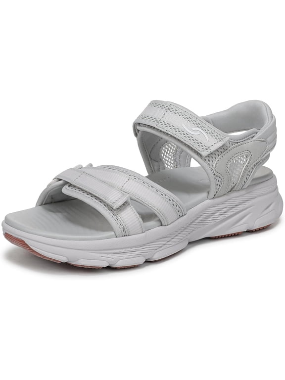 Devotion Max Women's Strappy Sandal Oyster Grey 8M