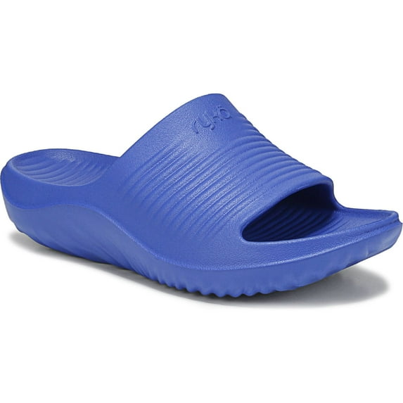 Ryka Women's Echo Recovery Slide Sandal Dazzling Blue 9M