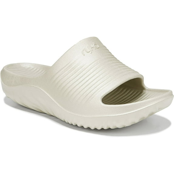 Ryka Women's Echo Recovery Slide Sandal Gold 8M