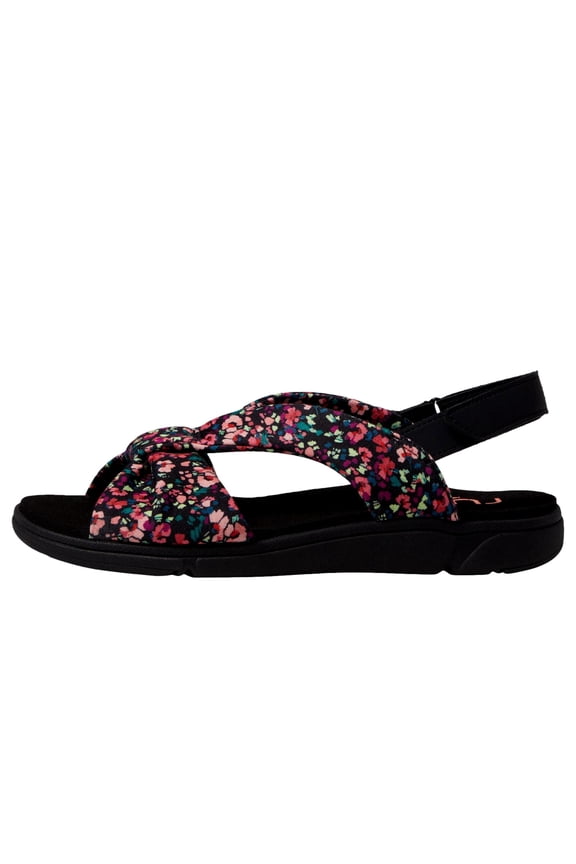Macy Floral Black Multi I4498M1001 Women's Size 5.5