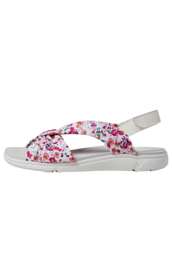 Macy Floral White Multi I4498M1100 Women's Size 7