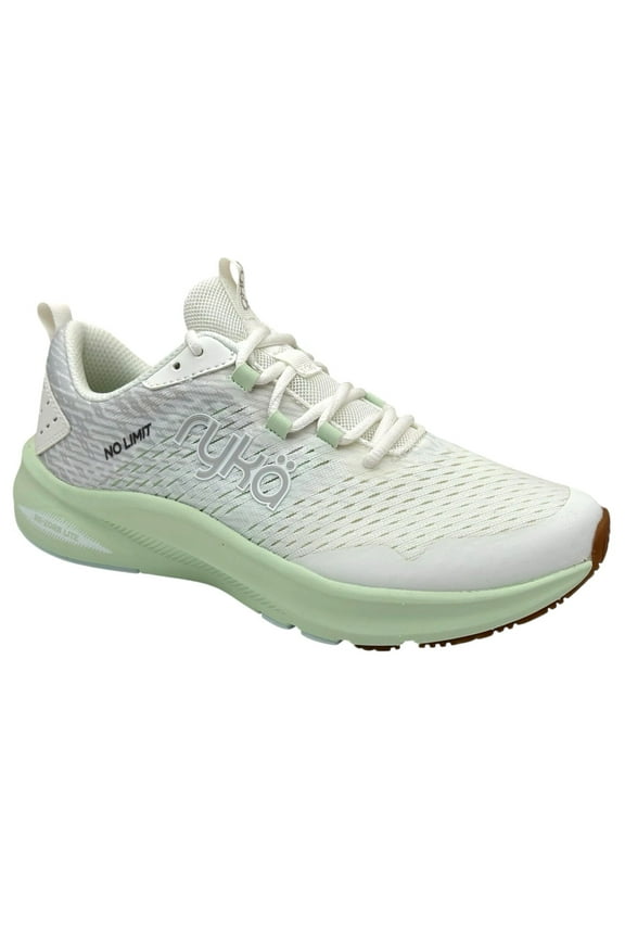 No Limit Women’s Athletic Sneakers Size 9 White-Green Flexible Cushioned