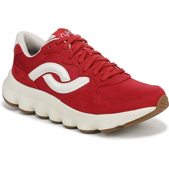 Ryka Podflow Retro Walking Sneaker for Women Color: Salsa Red Size: 9 WIDE
