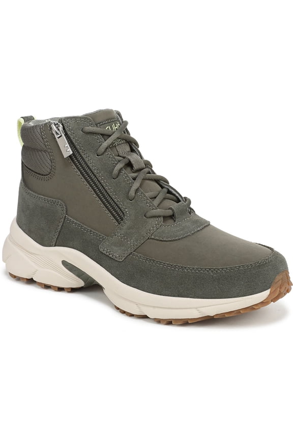 Sincere Women's Lace-Up Boots Color: Ivy Green Size: 12 WIDE