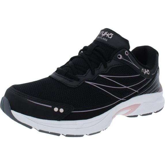 Ryka Skylark Walking Running Shoes for Women (Black, 8)