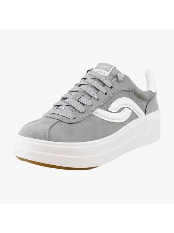 Viv Max Women's Fashion Sneakers Chalk Grey Size 8.5 M