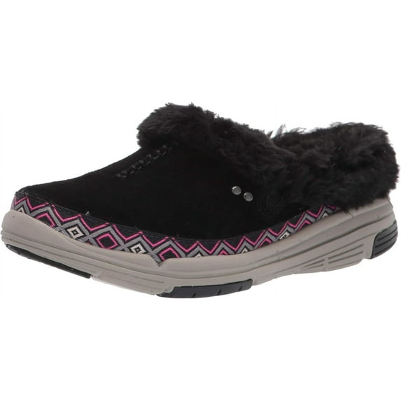 Ryka Women's Adventure Mule Black Suede 7M