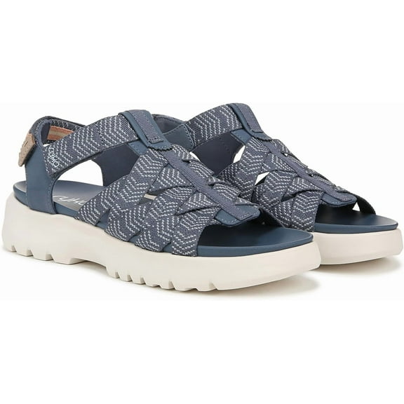 Ryka Women's Blissful Fisherman Sandal Flintstone Blue 9.5M
