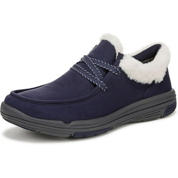 Ryka Women's Blue Fabric Avid Lace-Up Cozy Ankle Boots 7.5M