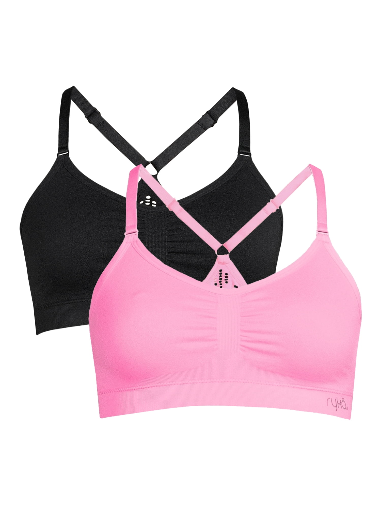 Ryka Seamless T-back Cami Sports bra in Soft pink, Women's Fashion