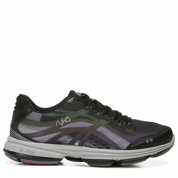 Ryka Women's Devotion Plus 3 Walking Sneaker Black Multi 9M