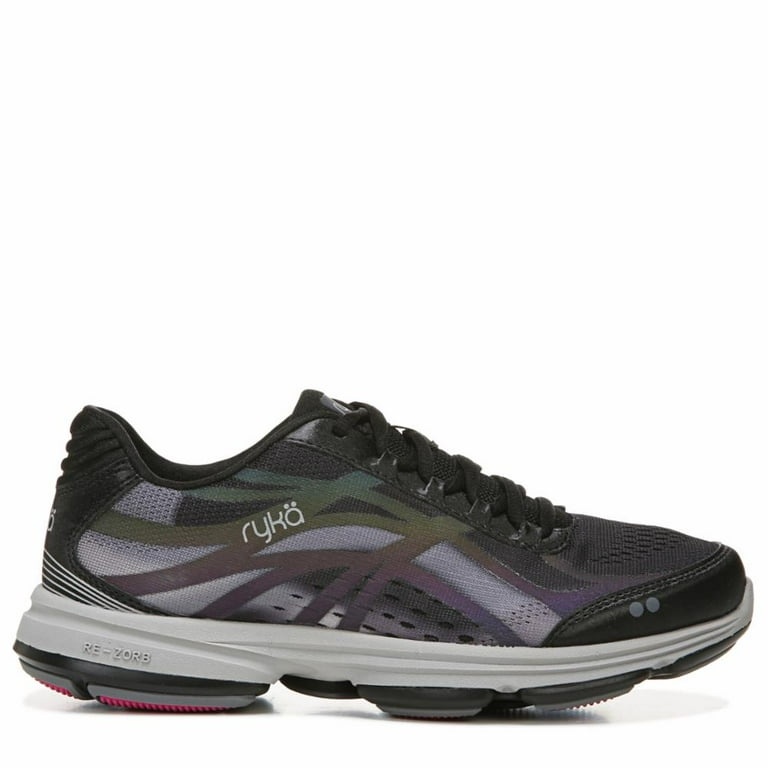 Ryka Women's Devotion Plus Walking Sneaker Black Multi 9M