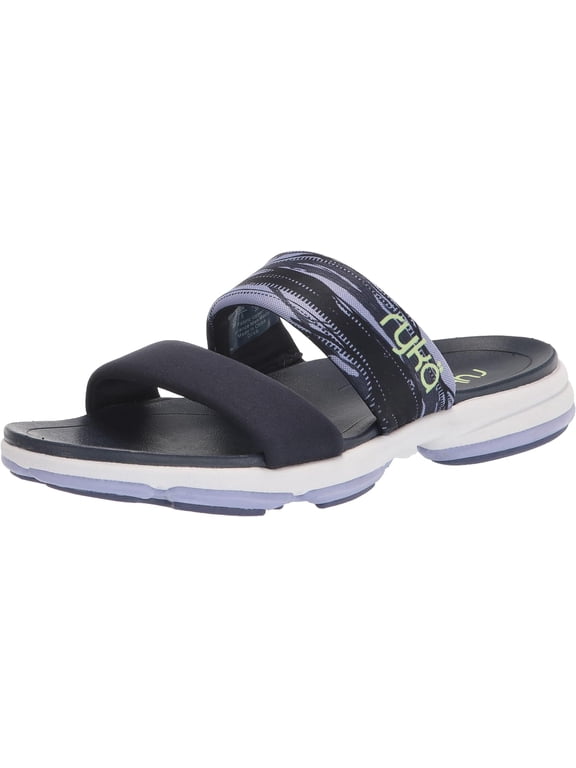 Women's Diva Slide Sandals Navy Blue 9.5W