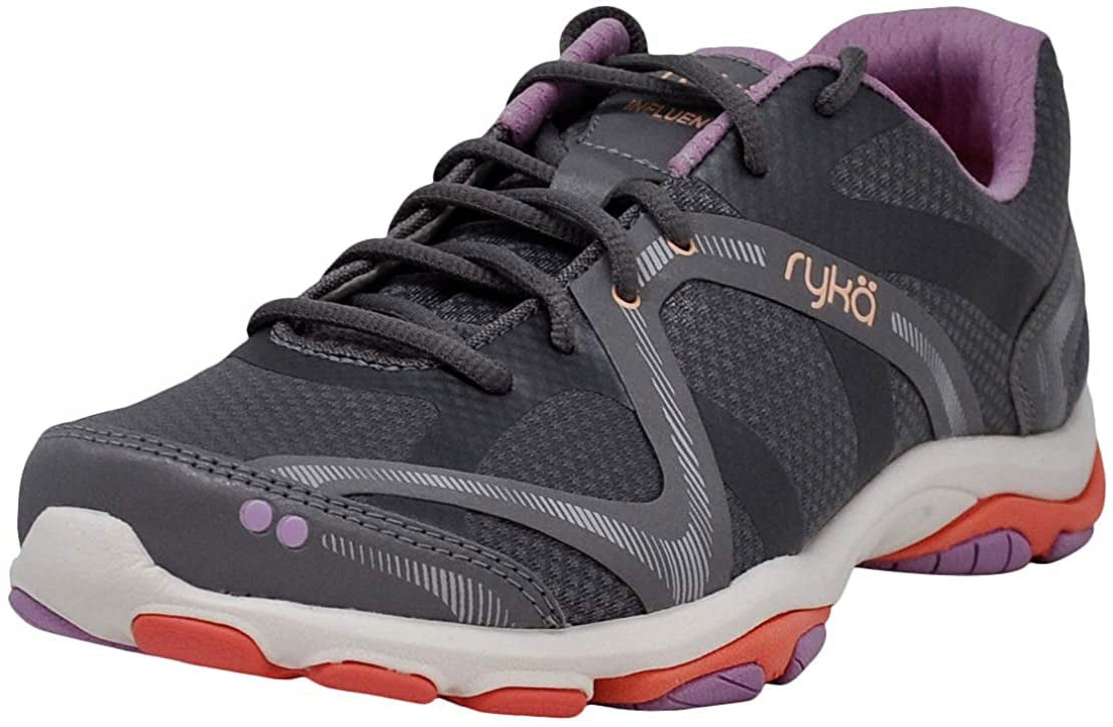 Ryka Women s Influence Cross Training Shoe Quiet Grey Orchid Peach 6 M US Walmart