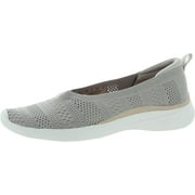 Ryka Womens Maisey Skimmers Ballet Flat Silver Cloud 6M