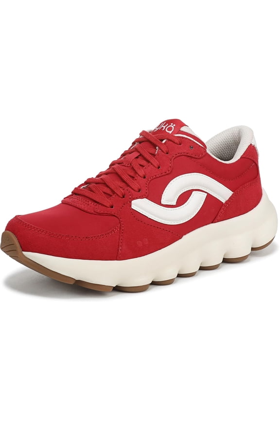 Women's Podflow Retro Walking Sneaker Salsa Red 5M
