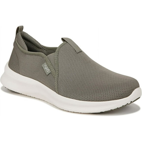 Ryka Women's Revive Slip on Sneakers Vetiver Green 5M