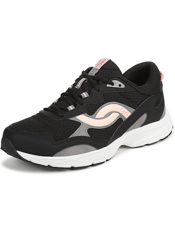 Women's Skyscape Lace-Up Walking Sneaker Black 6.5W