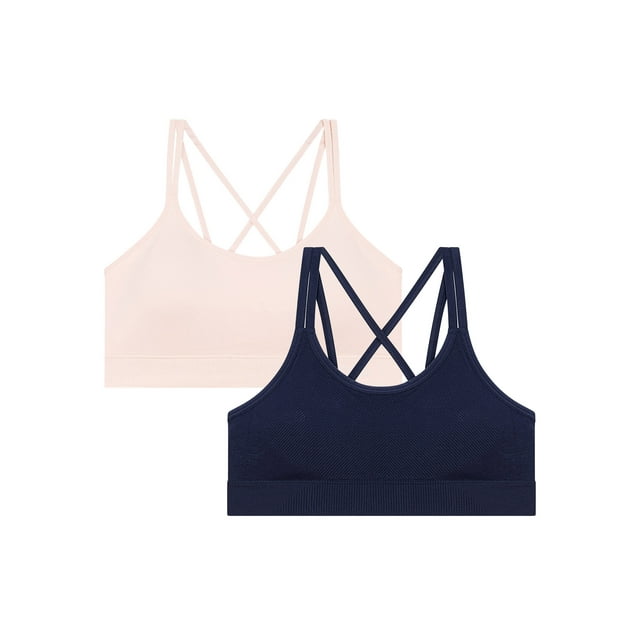 Ryka Women's Strappy Keyhole Sports Bra 2PK, Sizes S-XL