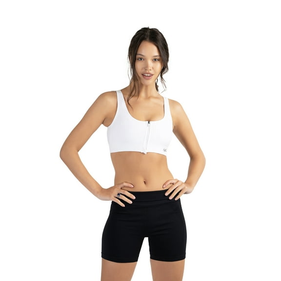 Ryka Women's Textured Zip Sports Bra, Sizes S-XL
