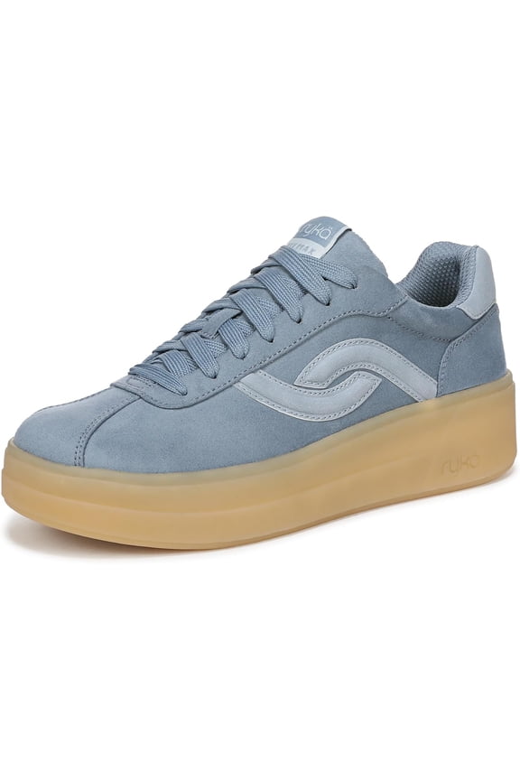 Women's Viv Max Lace Up Platform Sneaker Citadel Blue 12W