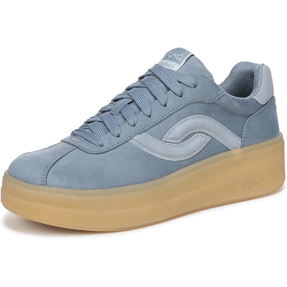Ryka Women's Viv Max Lace Up Platform Sneaker Citadel Blue 9W