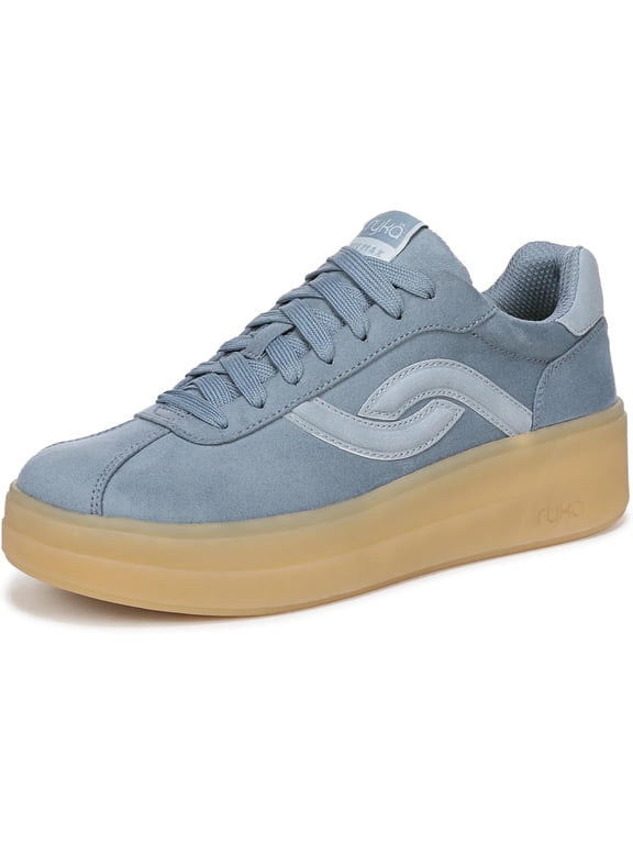 Women's Viv Max Lace Up Platform Sneaker Citadel Blue 9W