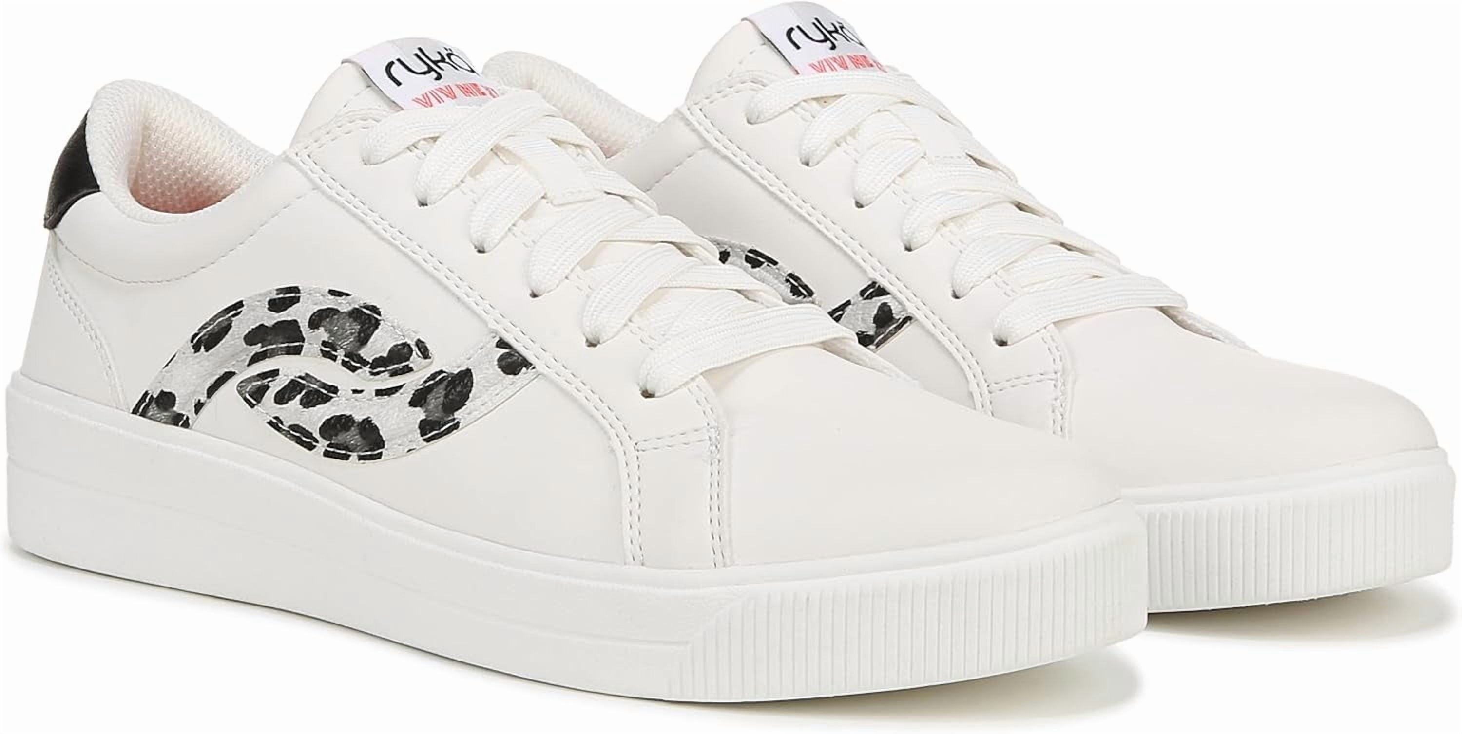 Ryka Women's Viv Next Lace Up Sneaker White Leopard 8.5M - Walmart.com