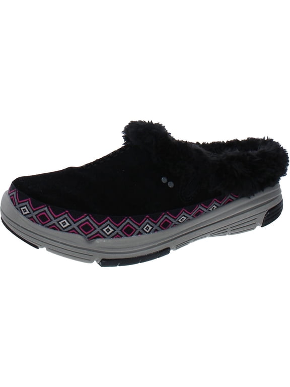 Women's Adventure Mule Black Suede 6M