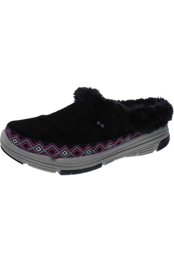 Women's Adventure Mule Black Suede 6M