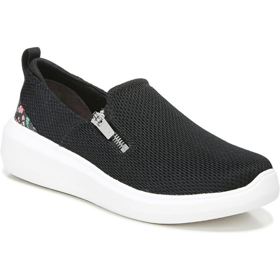 Ryka Women's Ally Slip-On Sneaker Black Floral 8M
