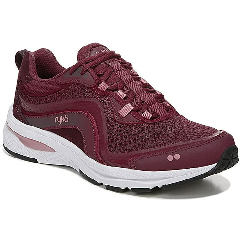 Ryka Womens Belong Walking Shoe 8.5 Plum Red Walmart