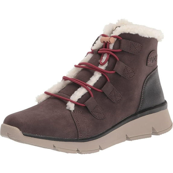 Ryka Womens Chill Out Ankle Boot 8.5 Wide Coffee Brown