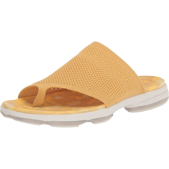 Ryka Womens Desi Sandal 5 Yellow Marbled