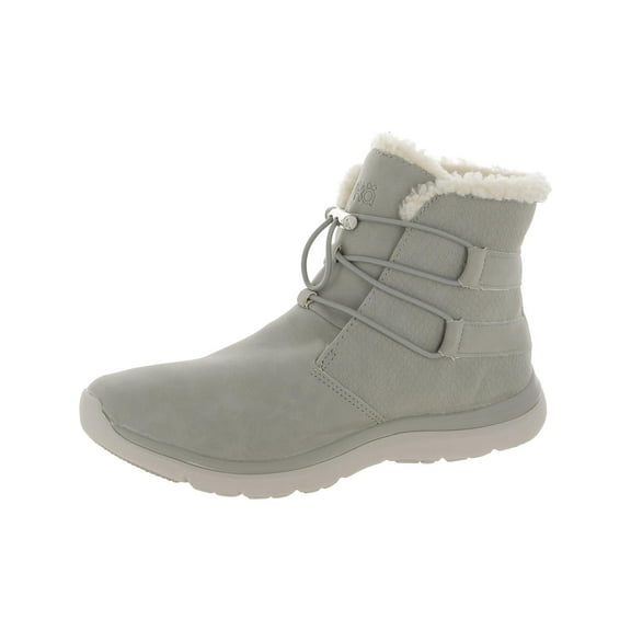 Ryka Womens Evie Exotic Snow Boots Paloma Grey 8M