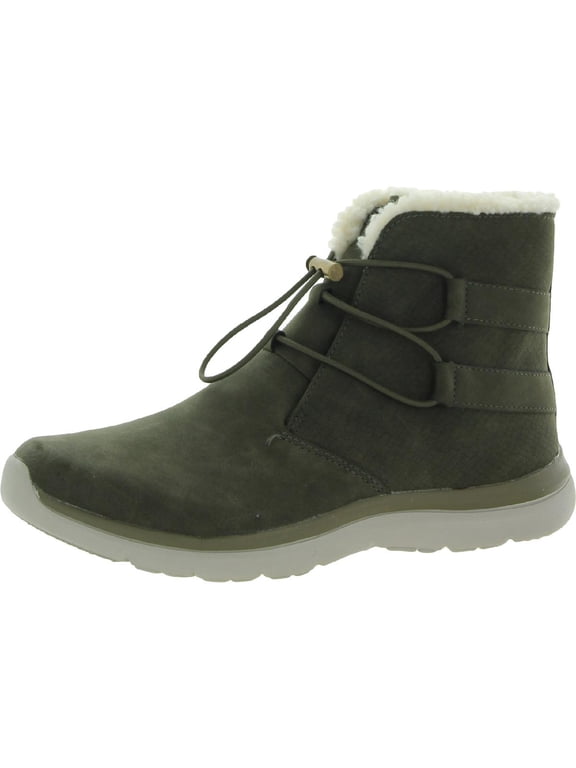 Womens Evie Exotic Snow Boots Alpine Green 8.5W