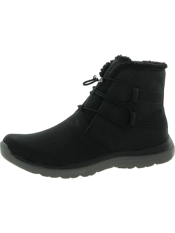 Womens Evie Exotic Snow Boots Black 8.5W