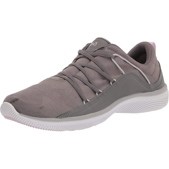 Ryka Womens Fate Gray Walking Shoes Size 7 (Wide)