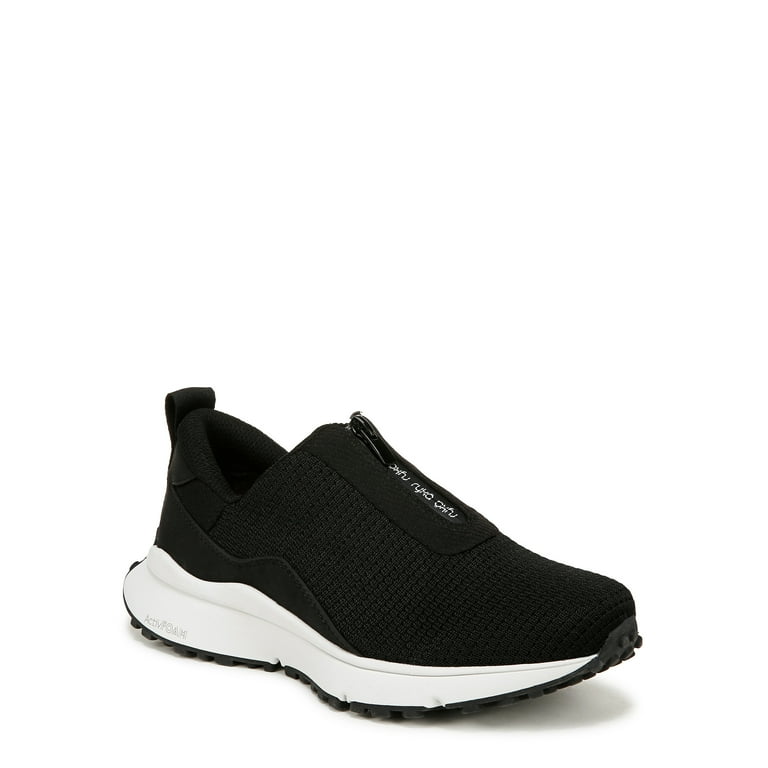 Ryka Womens Jumpstart Zip Slip On Sneaker Medium Wide Width
