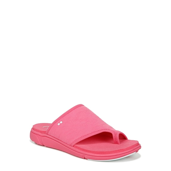 Ryka Womens Margo Slide Knit Comfort Insole Slide Sandals