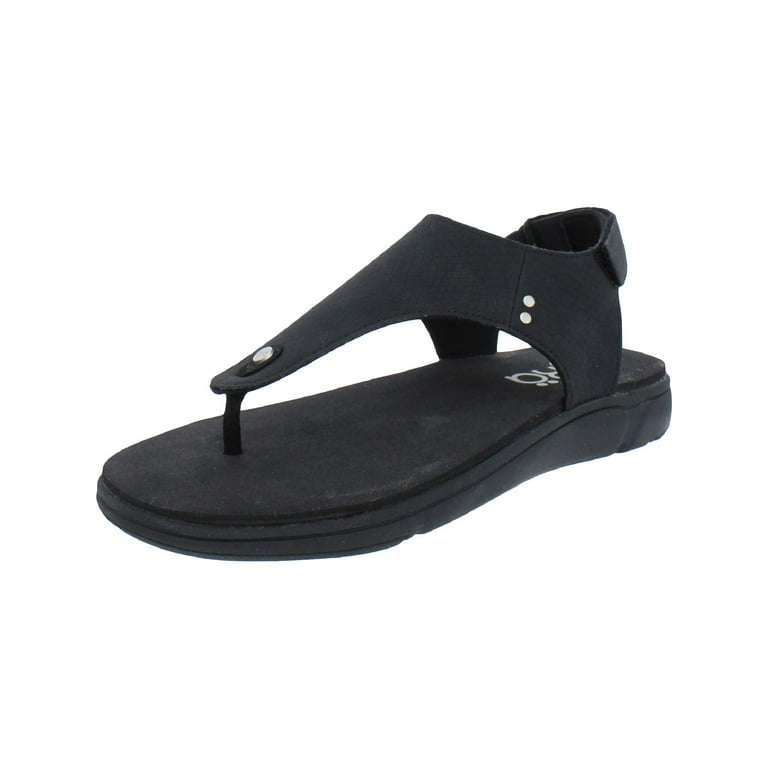 Ryka Womens Margo Textured Slingback Thong Sandals