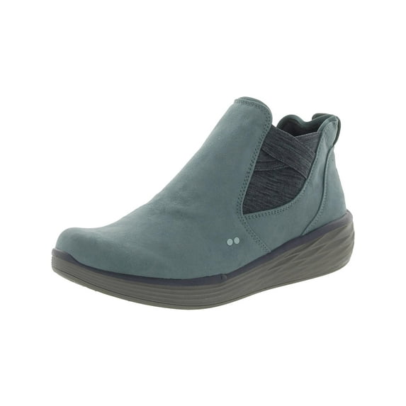 Ryka Womens Noelle Faux Suede Slip On Ankle Boots