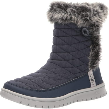 Ryka Womens Shiver Ankle Boot 10 Navy Blue