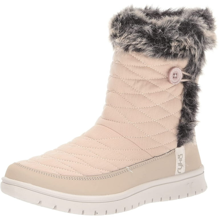 Ryka Womens Shiver Ankle Boot 6.5 Wide Camel Brown