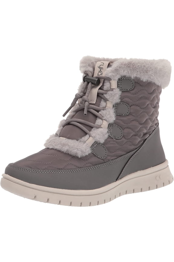 Womens Snow Bound Ankle Boot 7 Wide Charcoal Grey