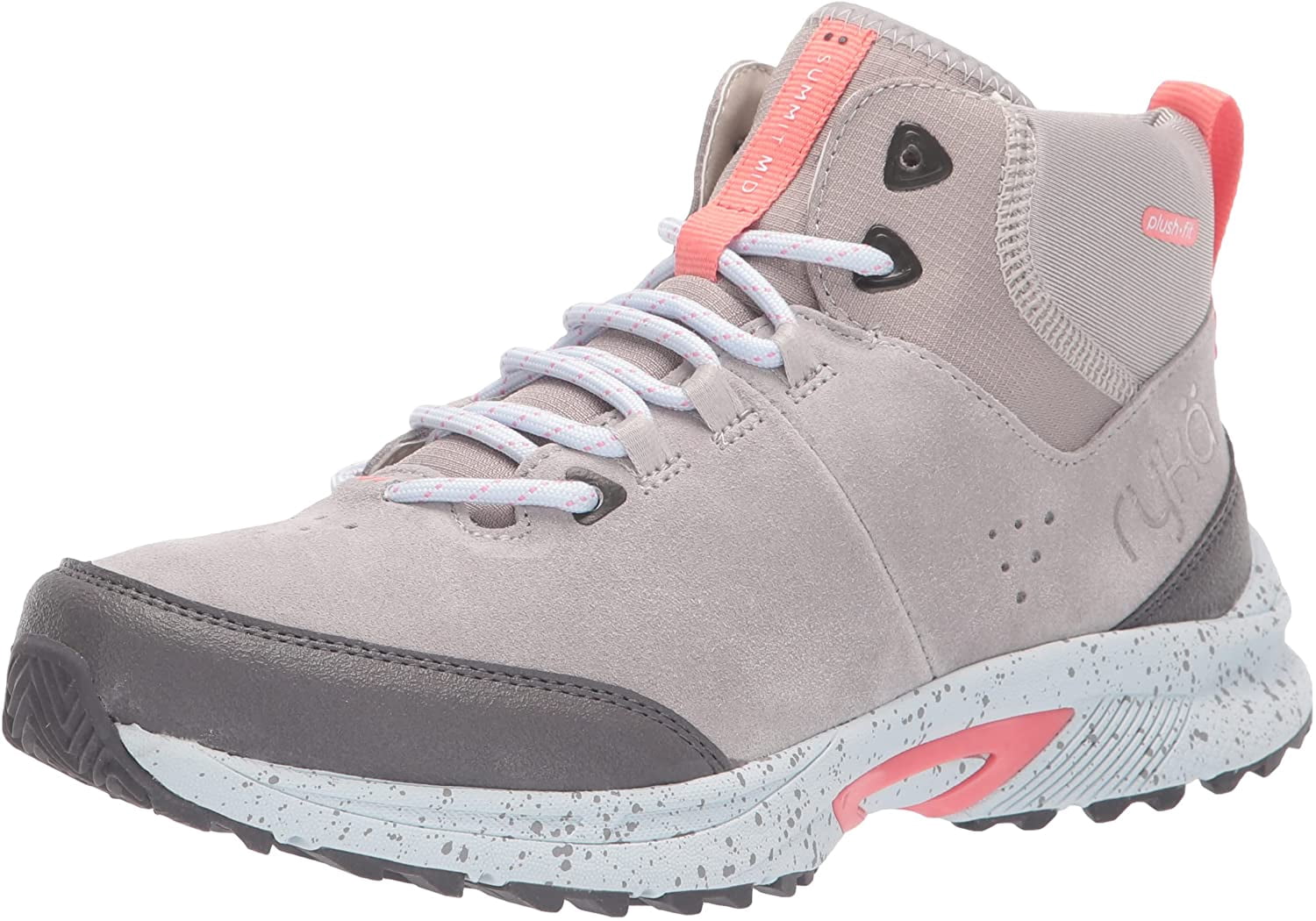 Ryka Womens Summit Mid Hiking Boot 6 Wide Paloma Grey